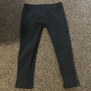 Girls’ gray leggings.  Size 5